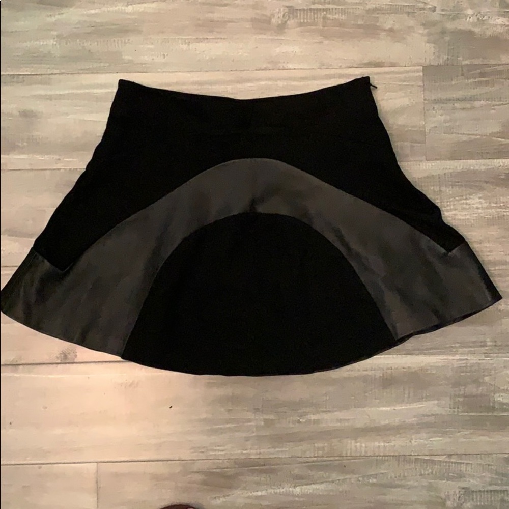 Diane Von Furstenberg skirt with leather trim